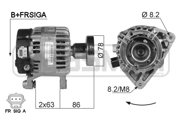 Alternator Ford Connect