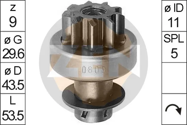 Bendiks rozrusznika ZN0809 ERA