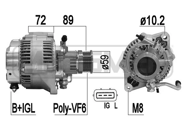 Alternator Hyundai Accent