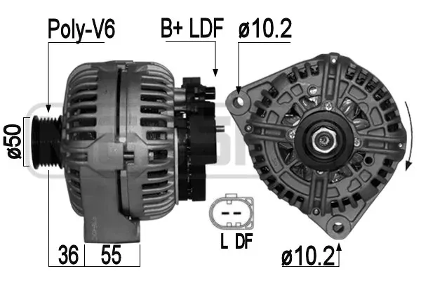Alternator 209049A ERA