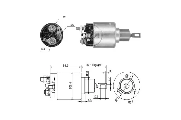 Elektromagnes rozrusznika ZM775 ERA
