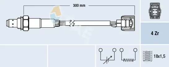 Sonda lambda, czujnik tlenu 77585 FAE