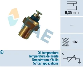Czujnik temperatury oleju w silniku 32200 FAE