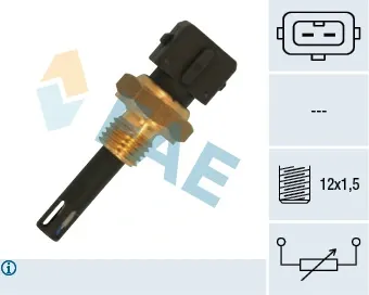 Czujnik temperatury powietrza wlotowego 33166 FAE