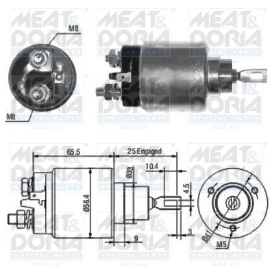 Elektromagnes rozrusznika 46074 Meat&Doria