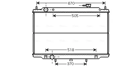 Chłodnica silnika DN2302 AVA