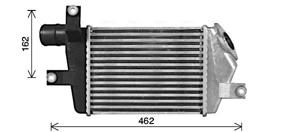 Chłodnica intercoolera MT4283 AVA