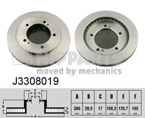 Tarcza hamulcowa przednia 1642762780 Peugeot/Citroen
