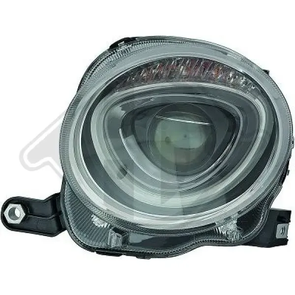 Reflektor prawy 52007418 Fiat/Alfa/Lancia