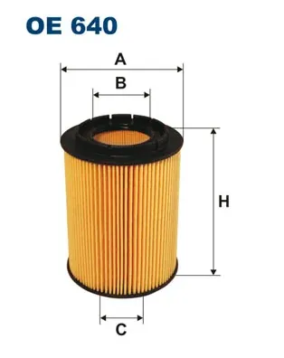 Filtr oleju OE640 Filtron