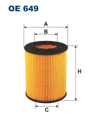 Filtr oleju OE649 Filtron