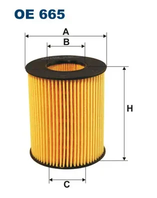 Filtr oleju OE665 Filtron