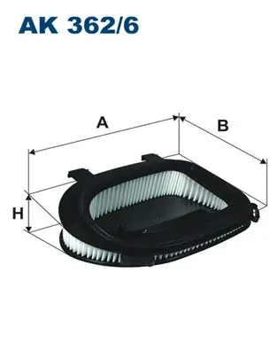 Filtr powietrza AK3626 Filtron
