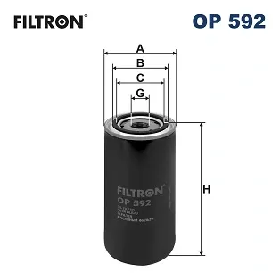 Filtr układu hydraulicznego OP592 Filtron