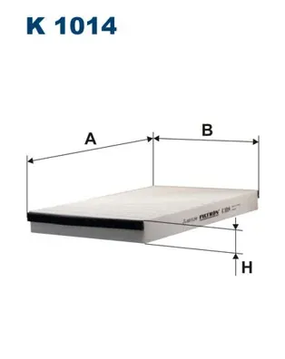 Filtr kabiny K1014 Filtron