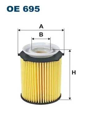 Filtr oleju OE695 Filtron