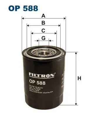 Filtr oleju OP588 Filtron