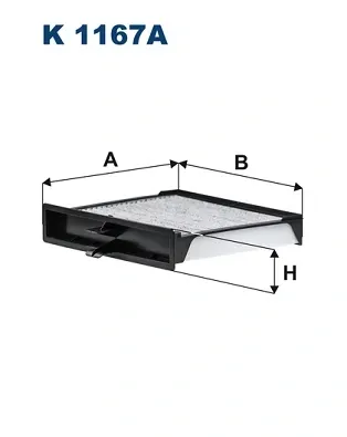 Filtr kabiny K1167A Filtron