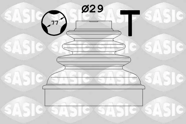 Osłona przegubu homokinetycznego półosi przedniej wewnętrzna Citroen C8 EA, EB