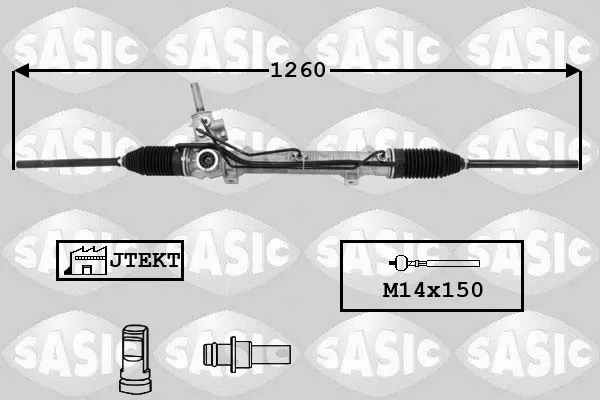 Listwa kierownicza (maglownica) Citroen C4 I