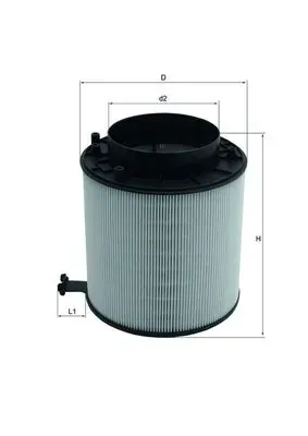 Filtr powietrza LX2091D Mahle Original