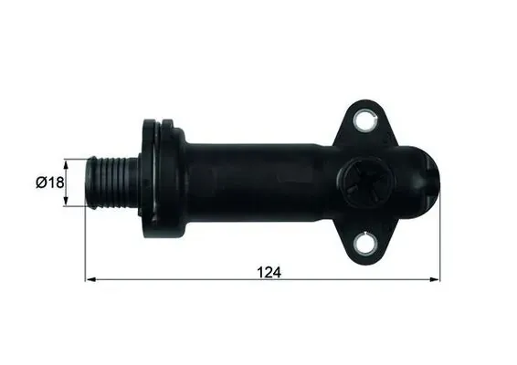 Termostat układu EGR TE170 Mahle Original