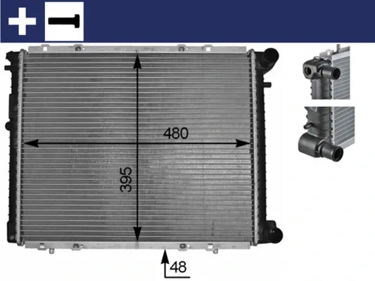 Chłodnica silnika CR152000S Mahle Original