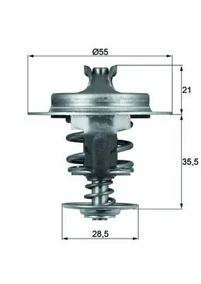 Termostat TX6783D Mahle Original