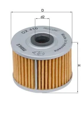 Filtr oleju OX410 Mahle Original