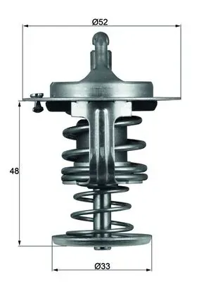 Termostat TX8280D Mahle Original