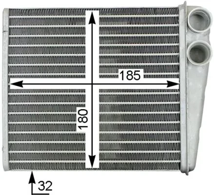 Nagrzewnica Audi A3