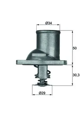 Termostat TI192 Mahle Original