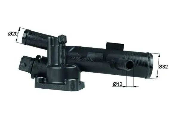 Obudowa termostatu TI3989 Mahle Original