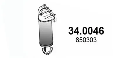 Konwerter-katalizator 340046 Asso