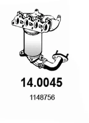 Konwerter-katalizator 140045 Asso
