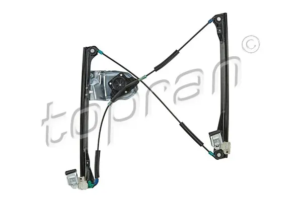 Mechanizm podnoszenia szyby drzwi przednich lewych 104045 Hans Pries (Topran)