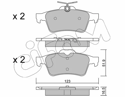 Klocki hamulcowe Ford Focus