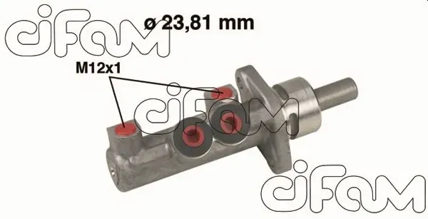 Główny cylinder hamulców 202385 Cifam