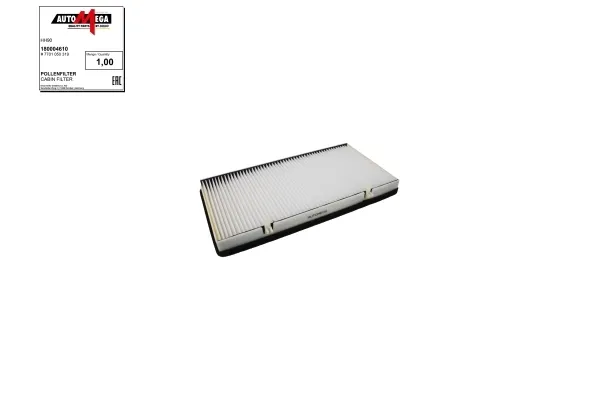 Filtr kabiny 180004610 Dello/Automega