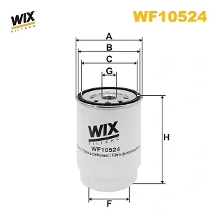 Filtr paliwa WF10524 WIX