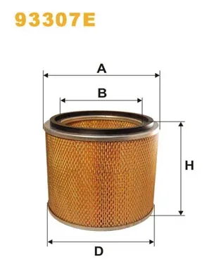 Filtr powietrza 93307E WIX