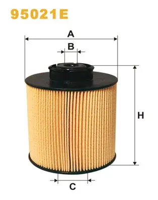 Filtr paliwa 95021E WIX