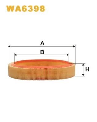 Filtr powietrza WA6398 WIX