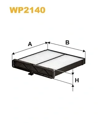 Filtr kabiny WP2140 WIX