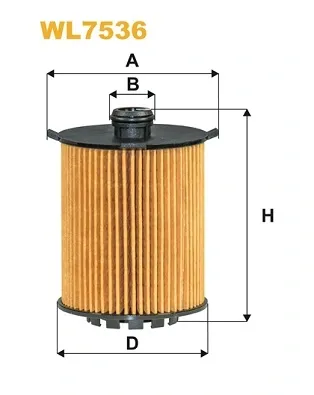 Filtr oleju WL7536 WIX