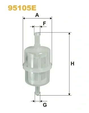 Filtr paliwa 95105E WIX
