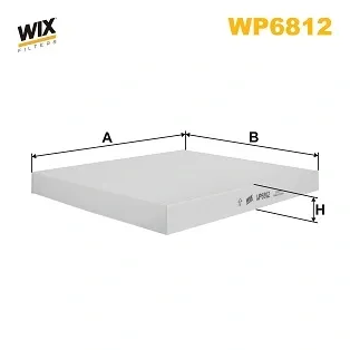 Filtr kabiny WP6812 WIX