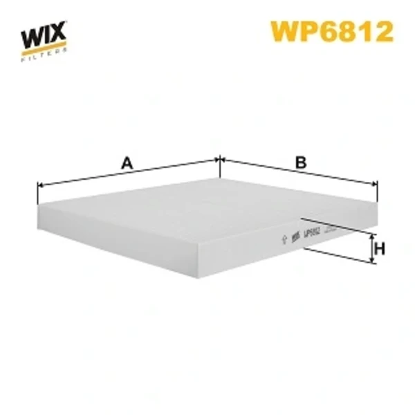 WP6812 WIX filtr kabiny