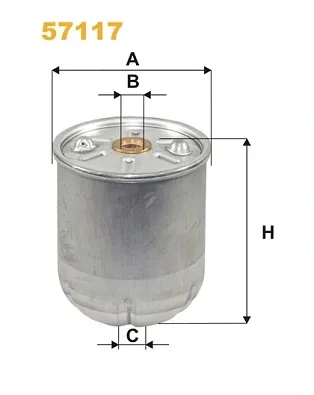 Filtr oleju 57117 WIX