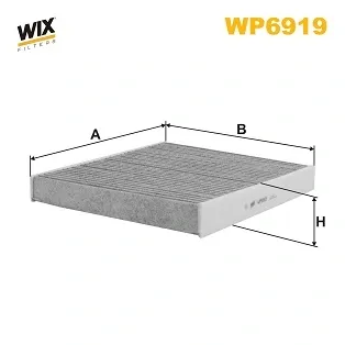 Filtr kabiny WP6919 WIX